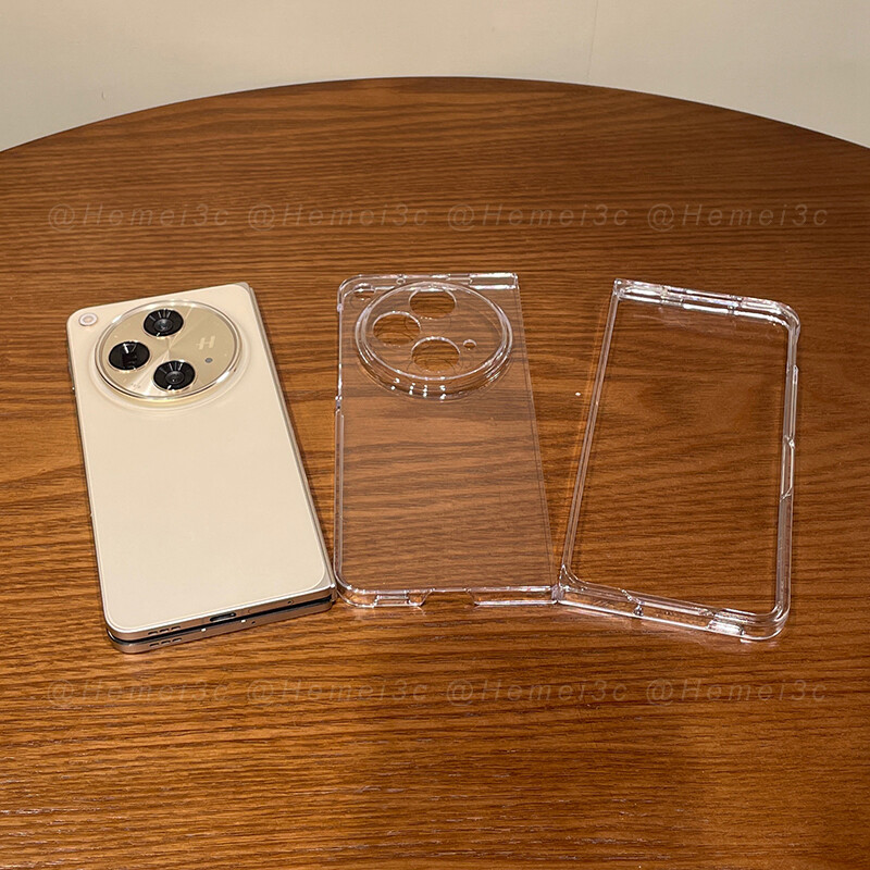 For OPPO Find N3 Casing Transparent Ultra-thin Hard PC Phone Case Cover