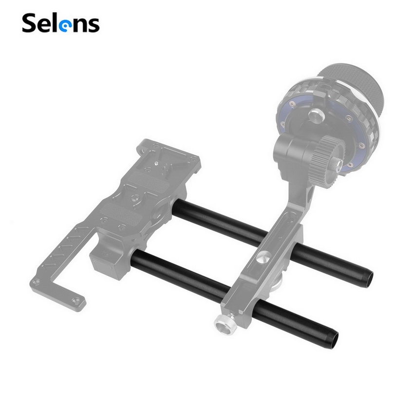 Selens Catheter Universal Aluminum Camera Accessories Camera Guide Base Double Tube Support Protection Lens Tools for Photographic Equipment Studio