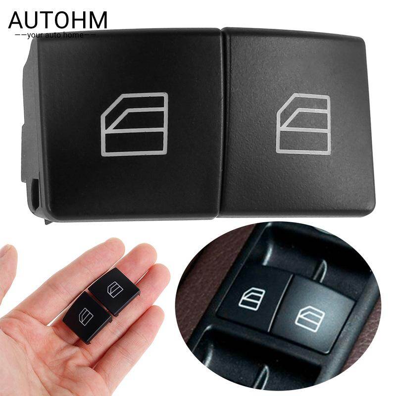 2pcs Driver Window Switch Button Cover for Mercedes-benz C-class 2008-2012/mercedes-benz E-class 2010-2012/mercedes-benz Glk-class 2009-2012 Car Parts Window Switch Button Cover