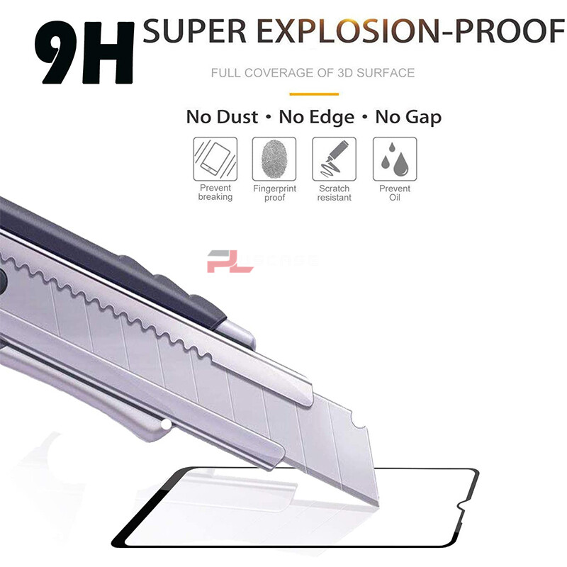 PlusCase for Tecno Spark 7T 2 Pack HD 9H Hard Tempered Glass Screen Protector Full Coverage Clear Protective Film 2 Pieces