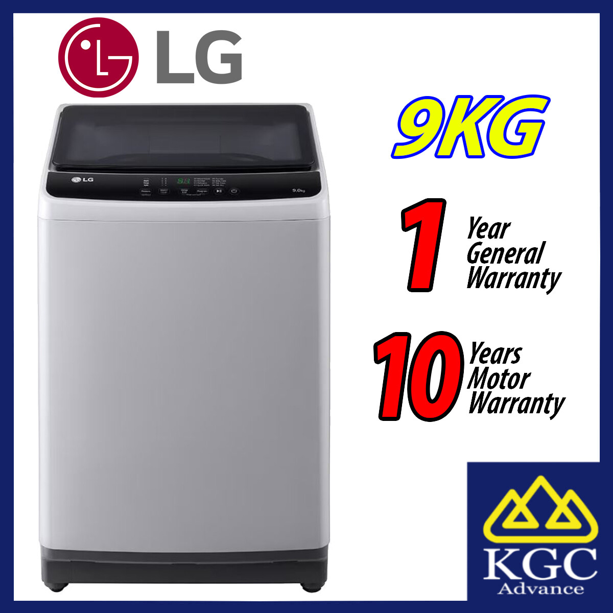 LG 9kg Top Load Washer with Honeycomb Crystal Drum T2109NT1G1 | Lazada
