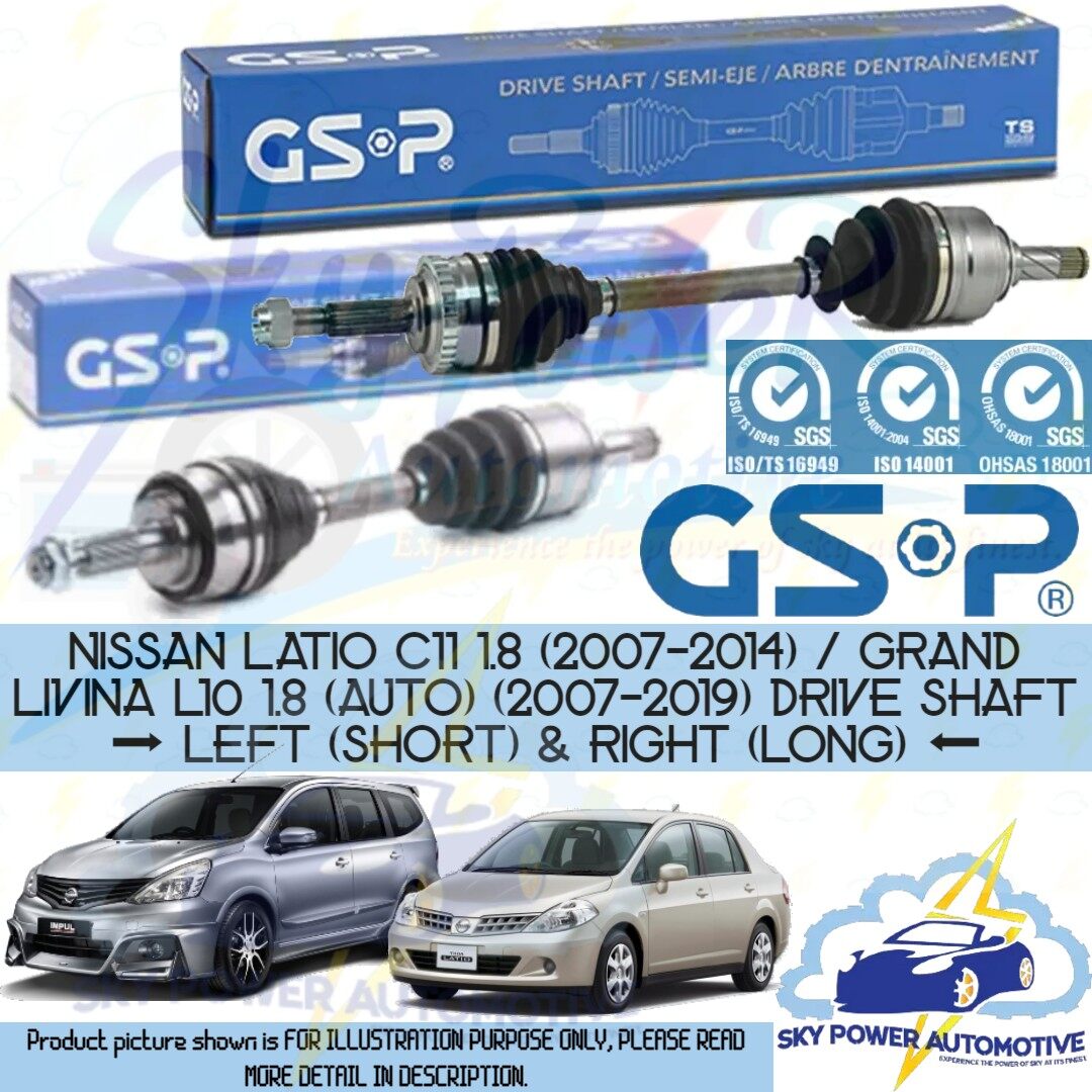 drive shaft grand livina