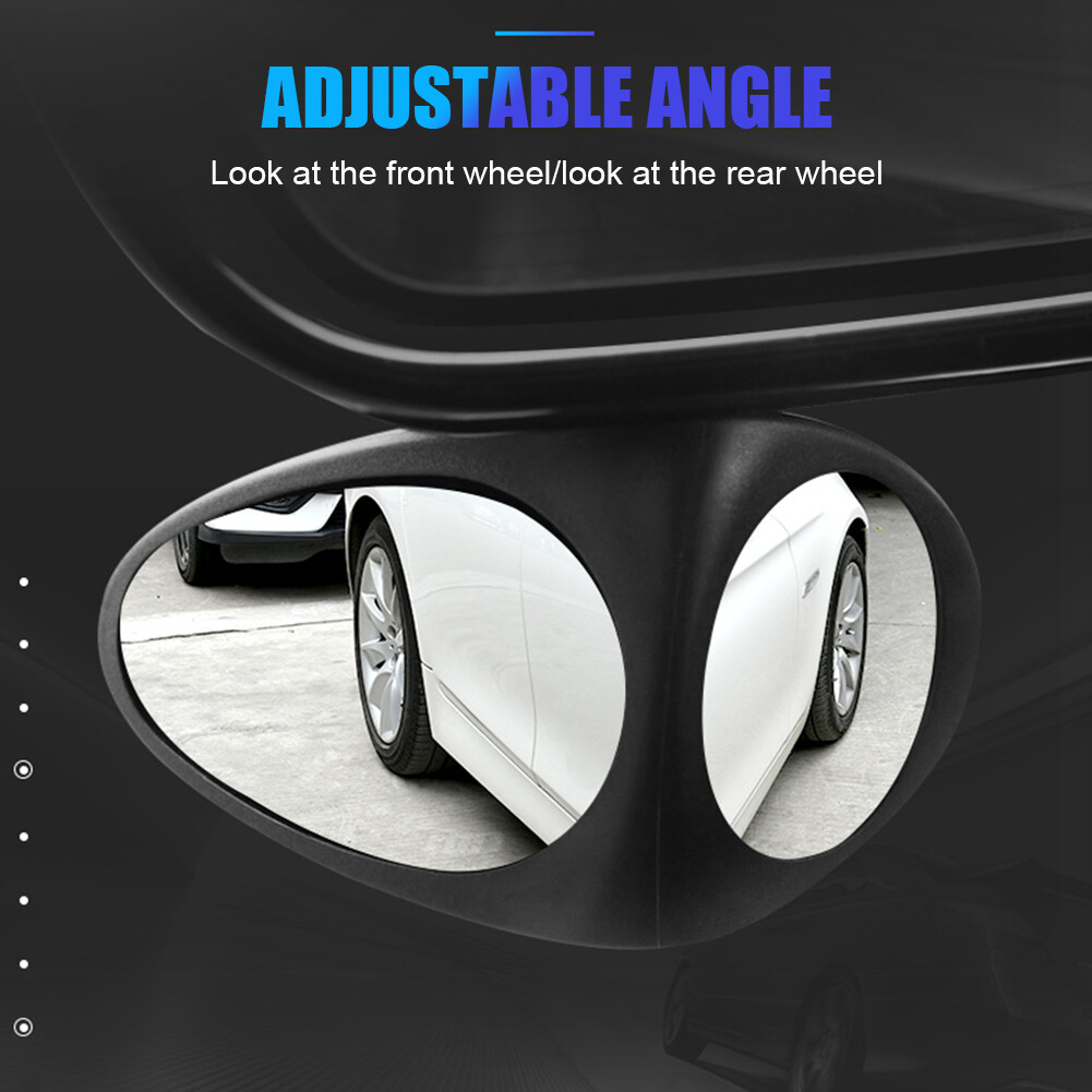 JaneDream 1 Pair Car Assistant Rearview Wide Angle Mirror Reverse Mirror Parking Mirror Side View