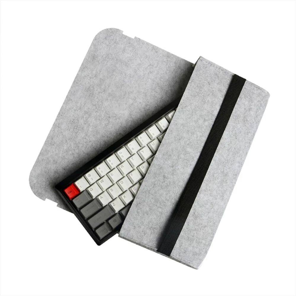 SWEOLQ Computer Peripherals Accessories Dust Proof Storage Organizer Large Capacity Soft Felt Keyboard Storage Bag Mechanical Keyboard Bag Keyboard Felt Bag Keyboard Carrying Case