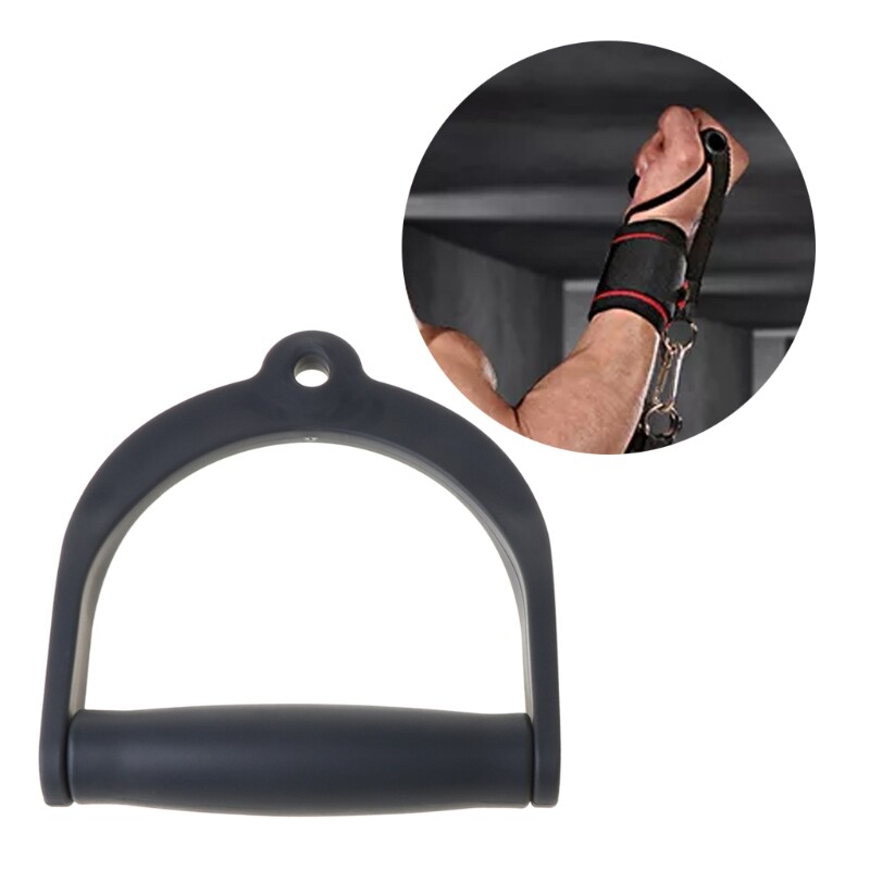 Durable Wide Design Resistant Pull Rope Handle Grips Gym Training Heavy Duty D-Handle