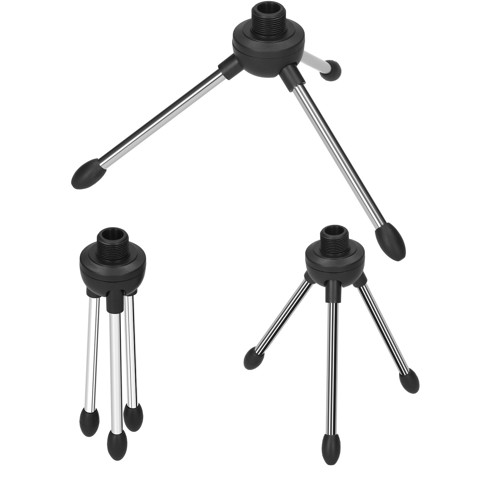 Giá Đỡ Ba Chân Micro Để Bàn Có Thể Gập Lại Giá Đỡ Micro Di Động Gắn Ren 5/8 Inch Giá Đỡ Micrô Xoay Hỗ Trợ Để Bàn Để Phát Trực Tiếp Hội Nghị Bài Giảng Cuộc Họp