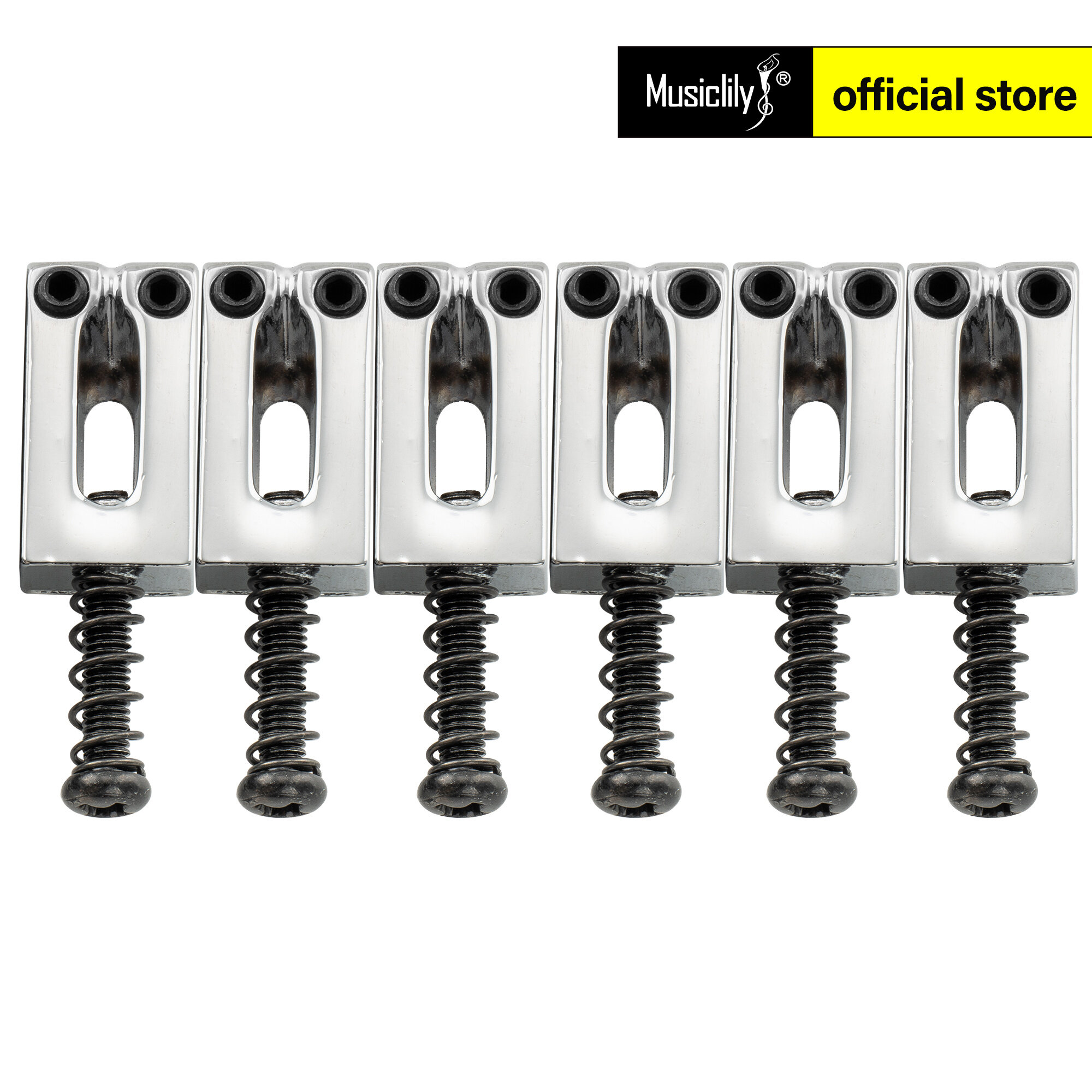 Wilkinson 10.5mm Wide 52.5mm(2-1/16 inch) String Spacing Strat Saddles ...