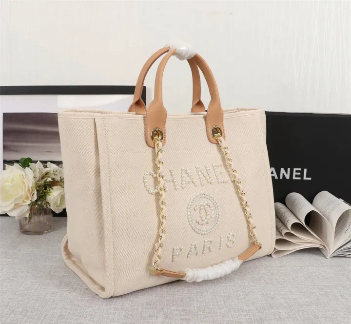 chanel beach tote