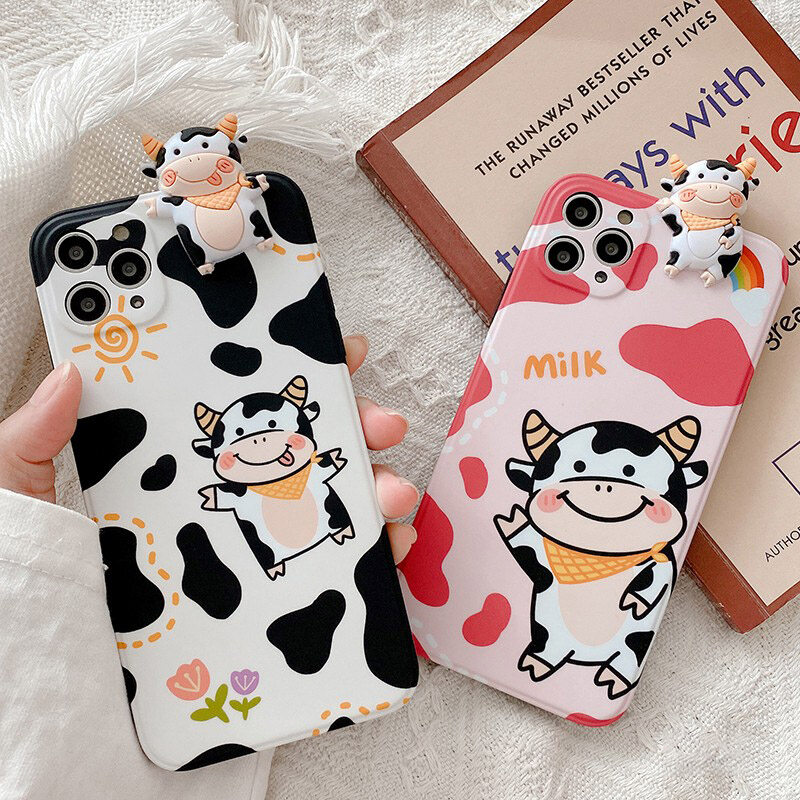 เคสโทรศัพท์สำหรับ VIVO Y20 Y12S Y20S Y20i Y51 Y31 Y50 Y30 Y30i Y19 Y17 Y12 Y15 Y11 Y12i S1 Pro V15 V17 V20SE V20 Y91C Y93 Y91 Y95 Y85 Y67 V11i Y55 V21 Y72 5G Y52 5G Y51S X50 pro V20 Pro V19 S1ตรงขอบวัวทักทายพร้อม Anti-Fall โทรศัพท์มือถือเคสโทรศัพท์