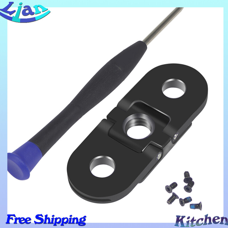 Metal Folding Magnetic Replacement Base Dual Interface 1/4 Thread Hole Tripod Mount Adapter Compatible For Gopro 10/9/8/max Action Camera