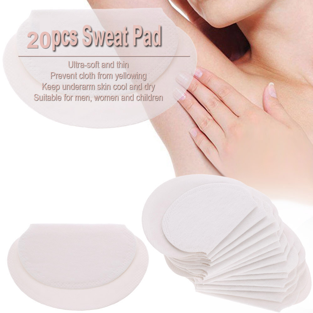 20pcs Summer Sweat Pad Perspiration Absorbing Guard Underarm Armpit Sweat  Pad Disposable | Lazada PH