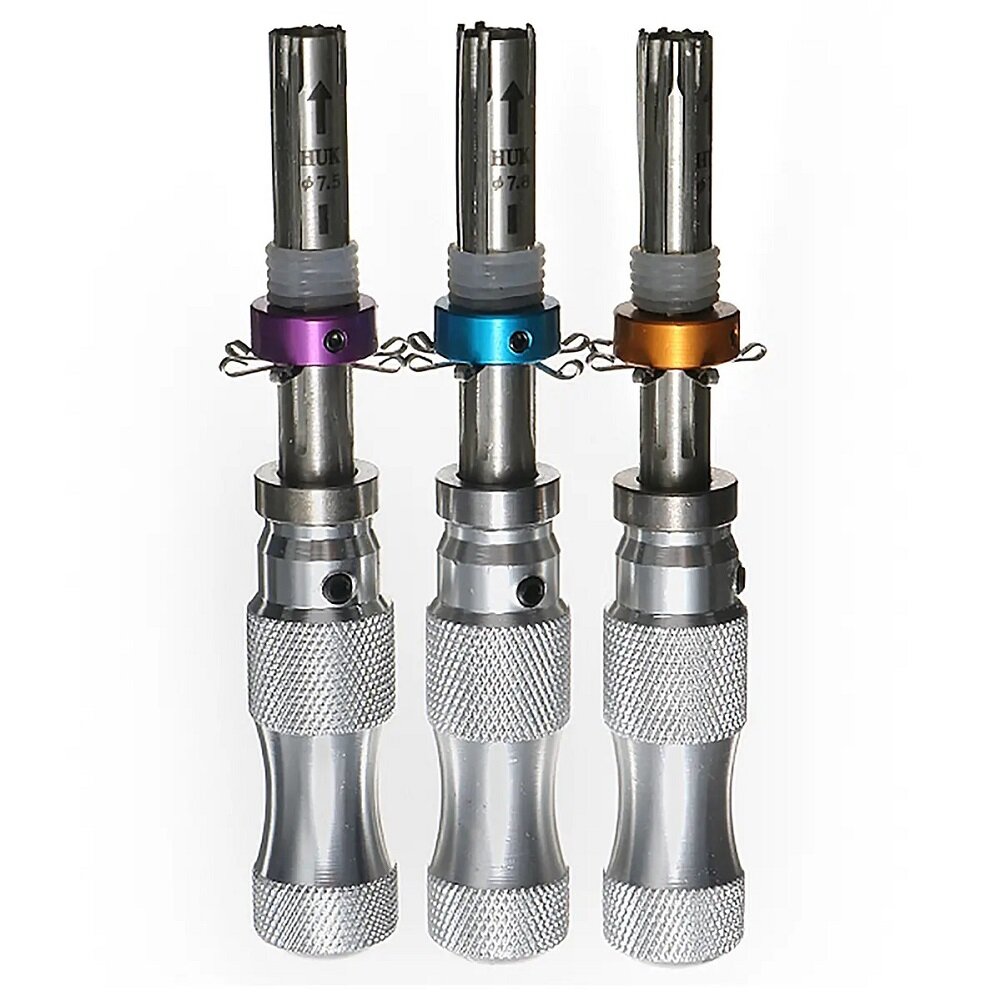 3 Cái Dụng Cụ Mở Khóa Hình Ống 7 Chân Dụng Cụ Thợ Khóa Bộ Dụng Cụ Mở Khóa