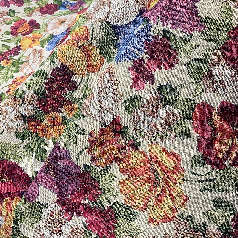 45x145cm thick jacquard fabric oil painting jacquard fabric tj8383