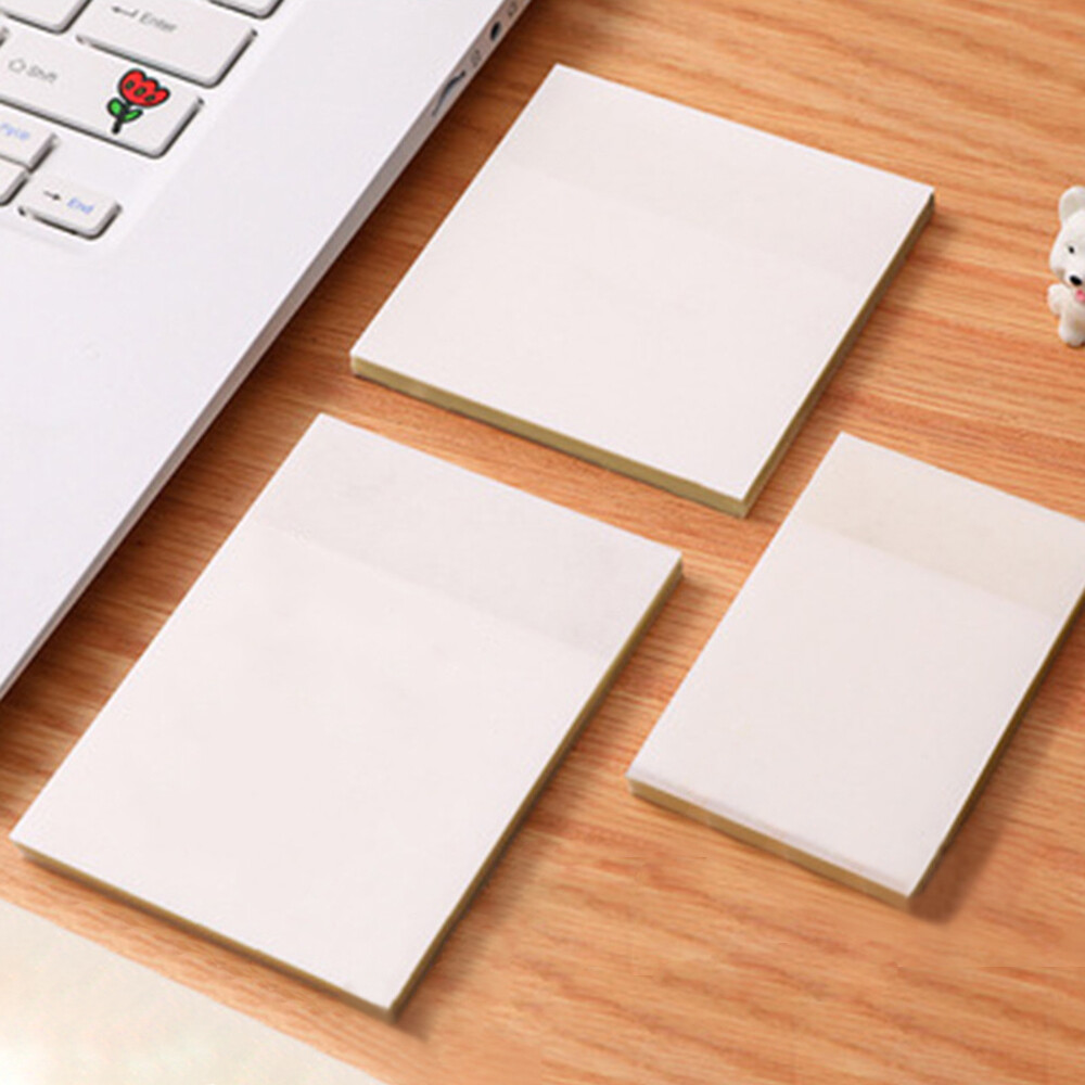 Transparent Sticky Notes Clear Notepad Sticky Note Set Waterproof Memo Pad Stationery