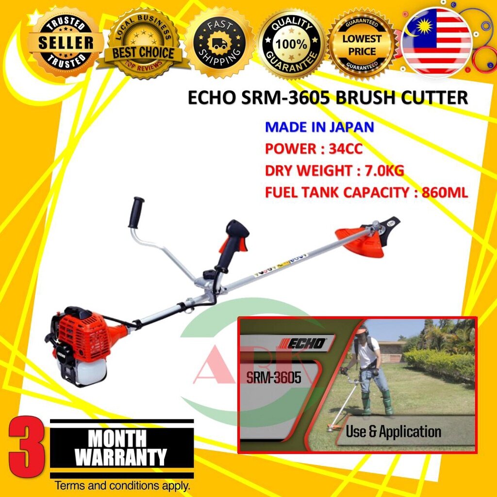 Echo Srm-3605 Brush Cutter (made In Japan) 