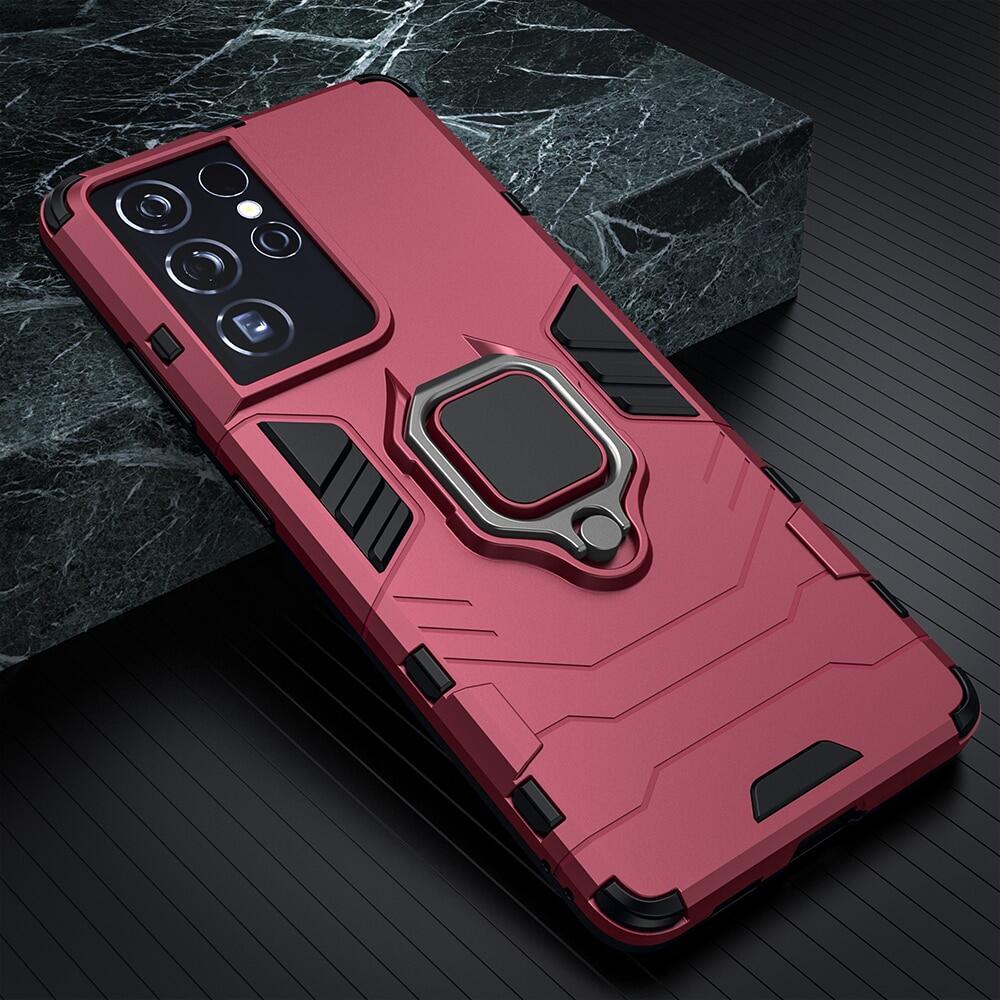 Shockproof armor case for samsung s21 ultra s21 + s20 fe s10 note 20 ultra back cover for galaxy a82 a72 a52 a42 a32 a22