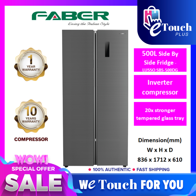 faber 500l fridge