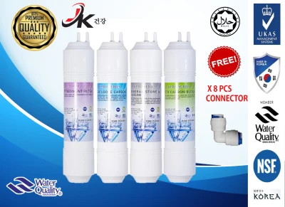 4 Stage K PRO Alkaline Filter (Korea) - 4 Pcs 11“ Replacement Water Filter Dispenser (U TYPE)