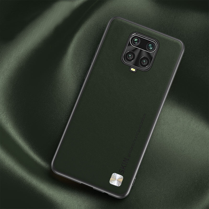 For Redmi Note 9S / Note 9Pro Max Case Plain Skin Leather Cover Xiaomi Redmi Note 9Pro Max Soft Bumper Shockproof Coque