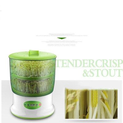 Home Use Intelligence Bean Sprouts Machine Large Capacity Thermostat Green Seeds Growing Automatic Bean Sprout Machine