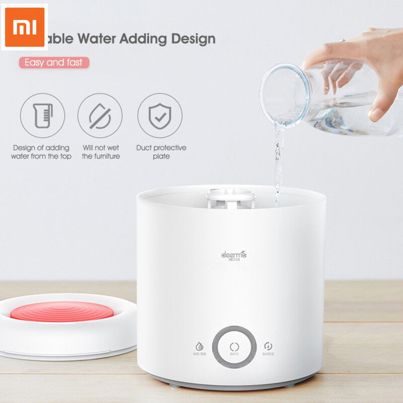 2020 Newest Deerma Mute Air Humidifier Aromatherapy Oil Diffuser Humidifier 2.5L Intelligent Constant Humidity Household Office Singapore