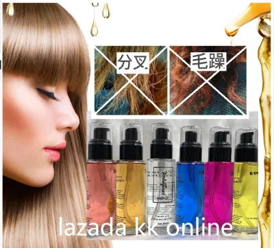 Yuan Hair Serum Minyak Rambut Wangi Serum Rambut Crystal Oil Hair Care for dry / damage / color hair 80ml