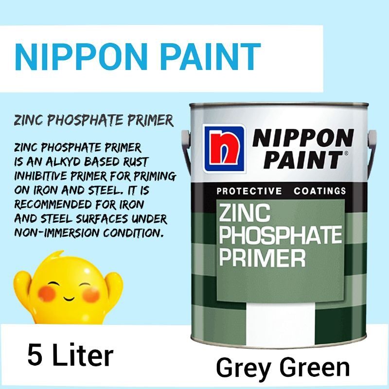 Nippon High Performance Protective Coating - ZINC Chromate Primer Grey  Green Malaysia - TheWwarehouse