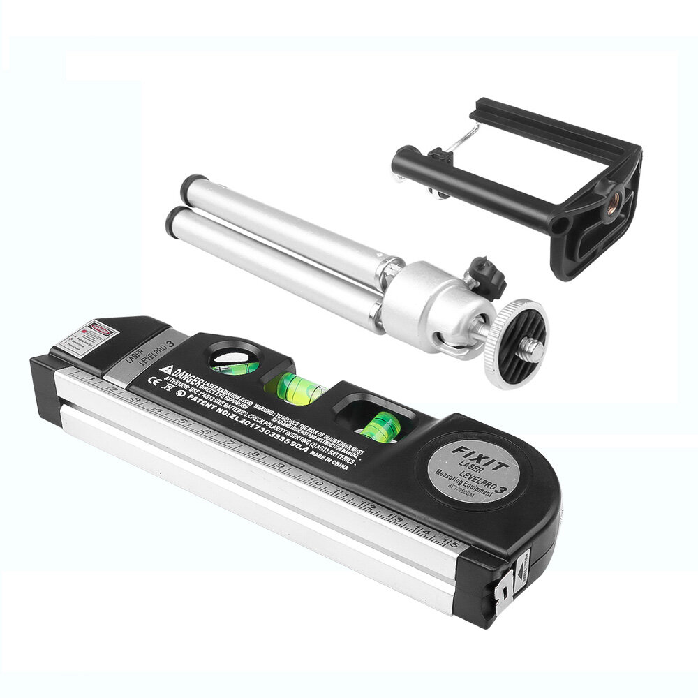 4 In 1 Laser Tape Measure Laser Level Maintenance Construction Bubble Level Instrument Electronic Level Vertical Measurement Adjustment