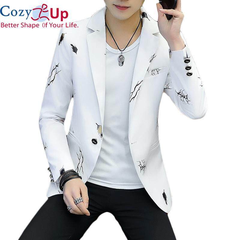 Áo khoác vest blazer dành cho nam công sở form ôm slim tôn dáng chất liệu cotton dày dặn cao cấp- Cozy Up