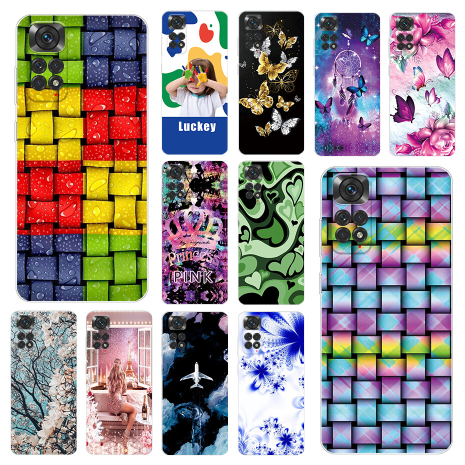 For xiaomi redmi note 11 / redmi note 11s 4g phone case soft silicone cute cover for redmi note11 note11s caing
