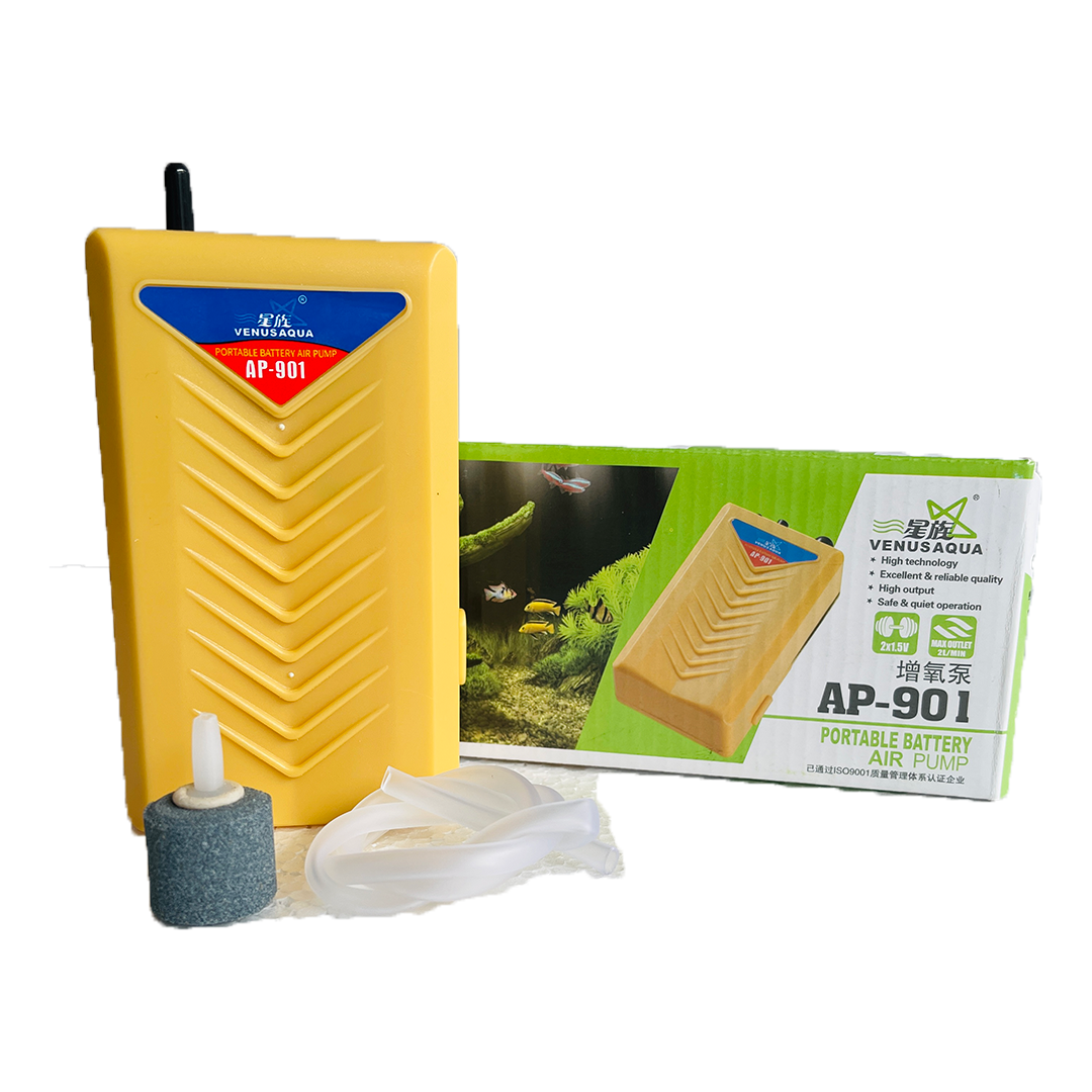 VenusAqua Portable Battery Air Pump AP901 Lazada