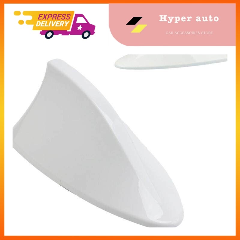 White Color Shark Fin Antenna Universal For Cars radio antenna mod