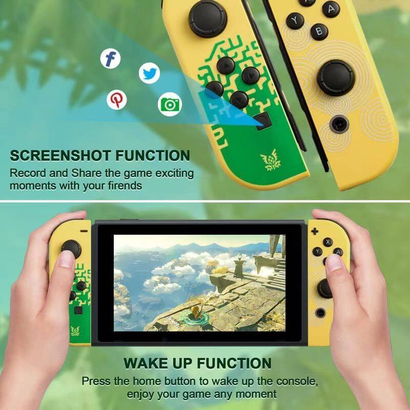 Nước mắt của vương quốc điều khiển chơi game cho Nintendo joycon điều khiển Pro với điều khiển chuyển động, thay thế cho Joy Con Công tắc điều khiển, cho joycon chuyển đổi OLED kiểm soát