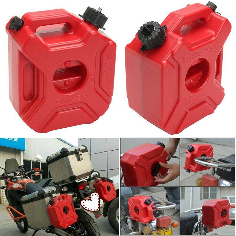 Motorcycle 3L Portable Jerry Can Gas Plastic Car Fuel Tank Petrol ATV UTV Gokart