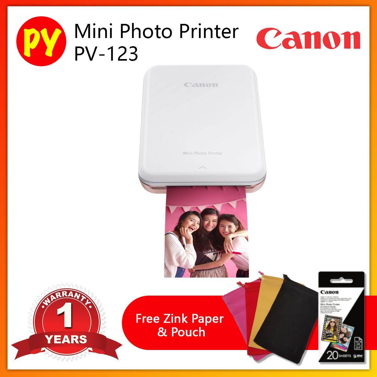 Canon キャノン スマホプリンター iNSPiC PV-123-GD CANON iNSPiC PV