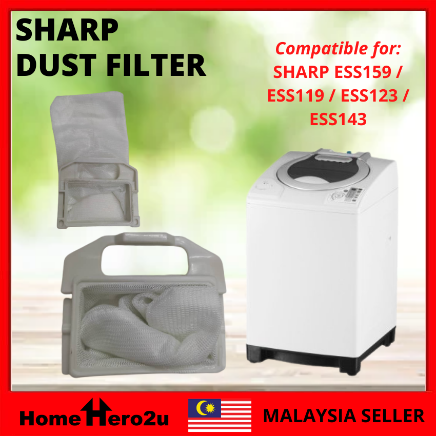 sharp washing machine dust filter