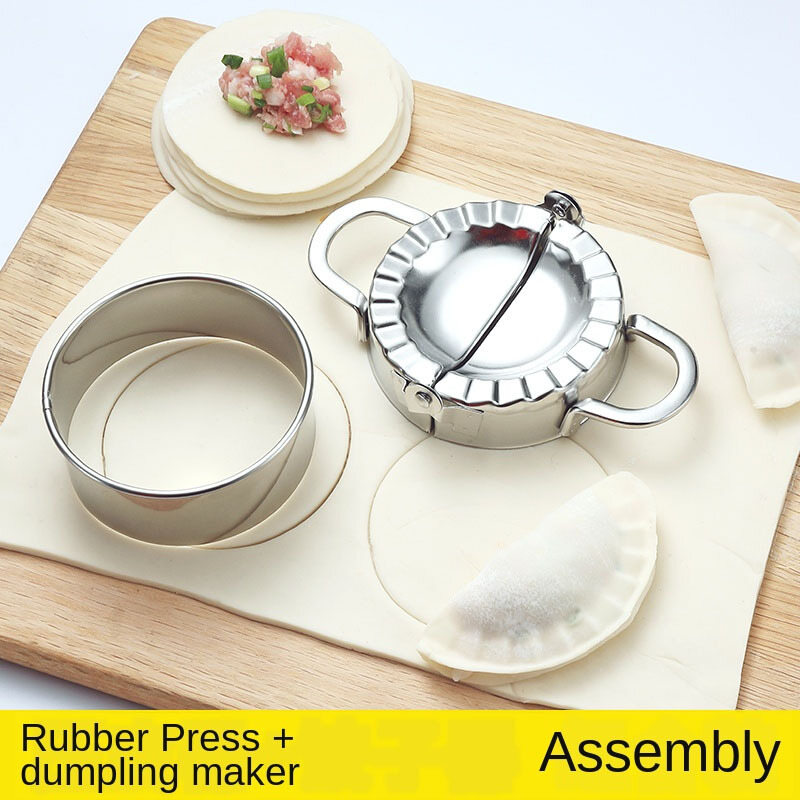 New DIY Dumplings Maker Tool 304 Stainless Steel Jiaozi Pierogi Mold Dumpling Mold Clips Baking Molds Pastry Kitchen Accessories