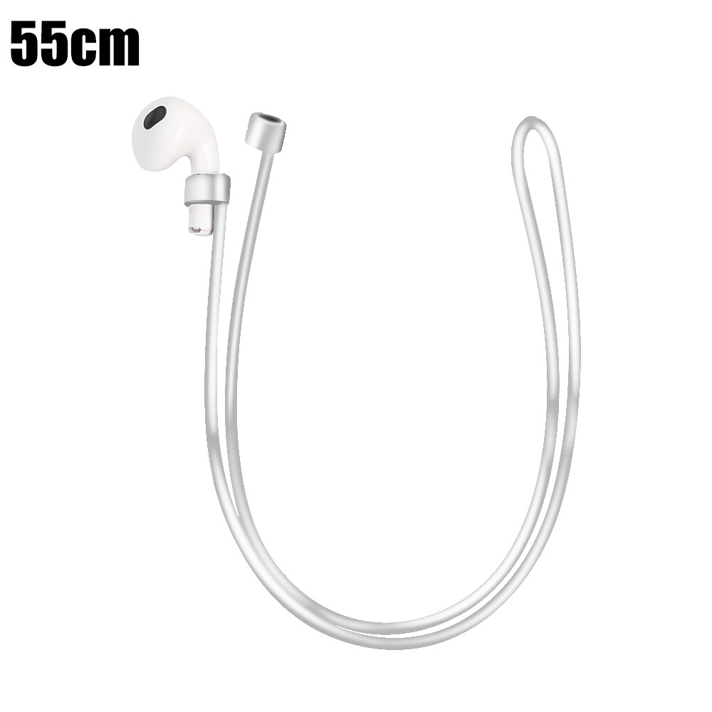 55/70CM Multifunctional Portable Silicone Earphone Anti-lost Lanyard Ear Hanging Bluetooth Headset Cable Headphone Chain