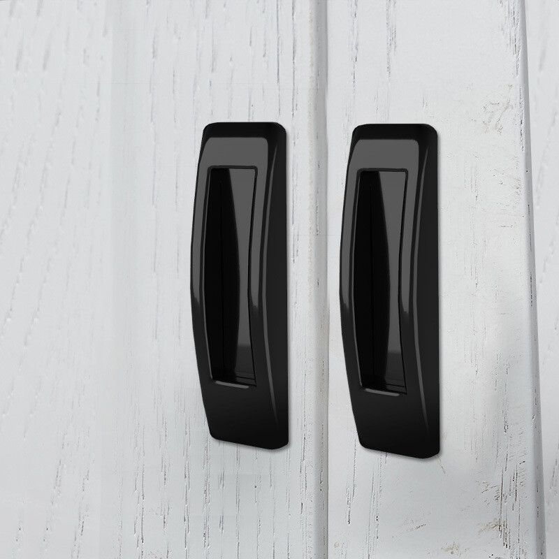 LTG 2Pcs Paste the open sliding door handles for interior doors glass window cabinet
