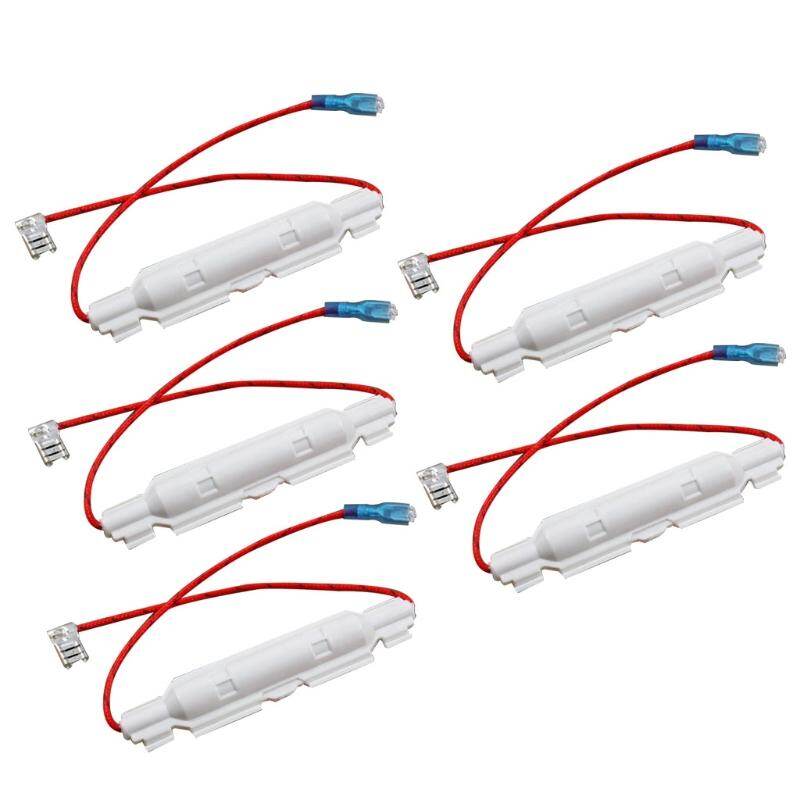 5 pcs high voltage microwave fuses 0.65a/0.7a/0.75a/0.85a microwave oven fuses kit with tube shell home kitchen cooking