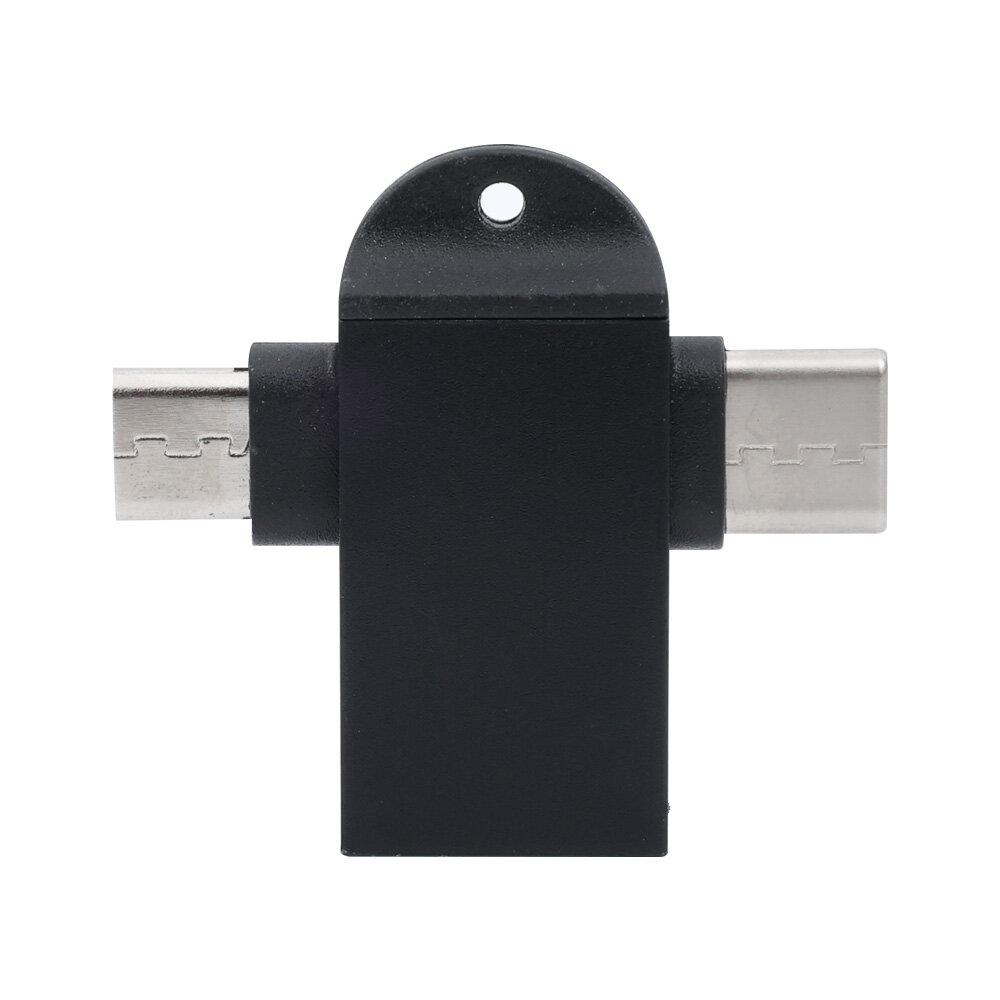 Bộ Chuyển Đổi OTG Type-C 2 Trong 1 USB Mini Và Bộ Chuyển Đổi Micro Cho Siêu Tốc Cho Điện Thoại Máy Tính Xách Tay Đầu Đọc U Thẻ Đĩa Bộ Chuyển Đổi Type C