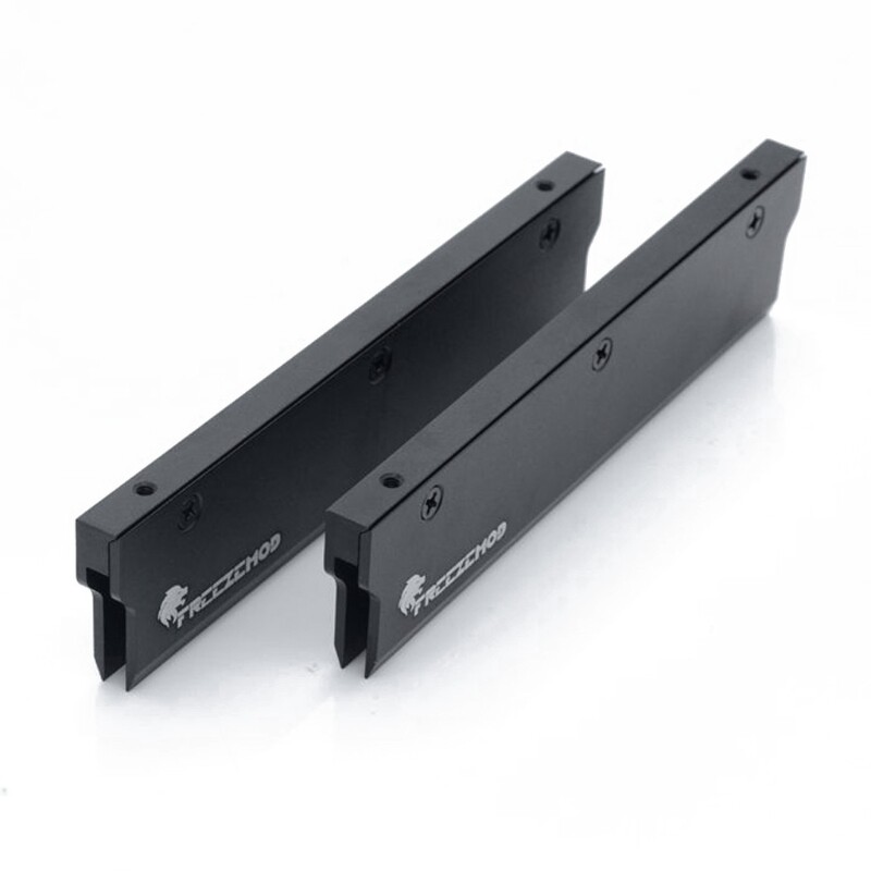 2Pcs MEO-PM0AB Computer Water Cooling Memory Heatsink Cooler Shell Memory Vest Wide Narrow Version Frosted Surface