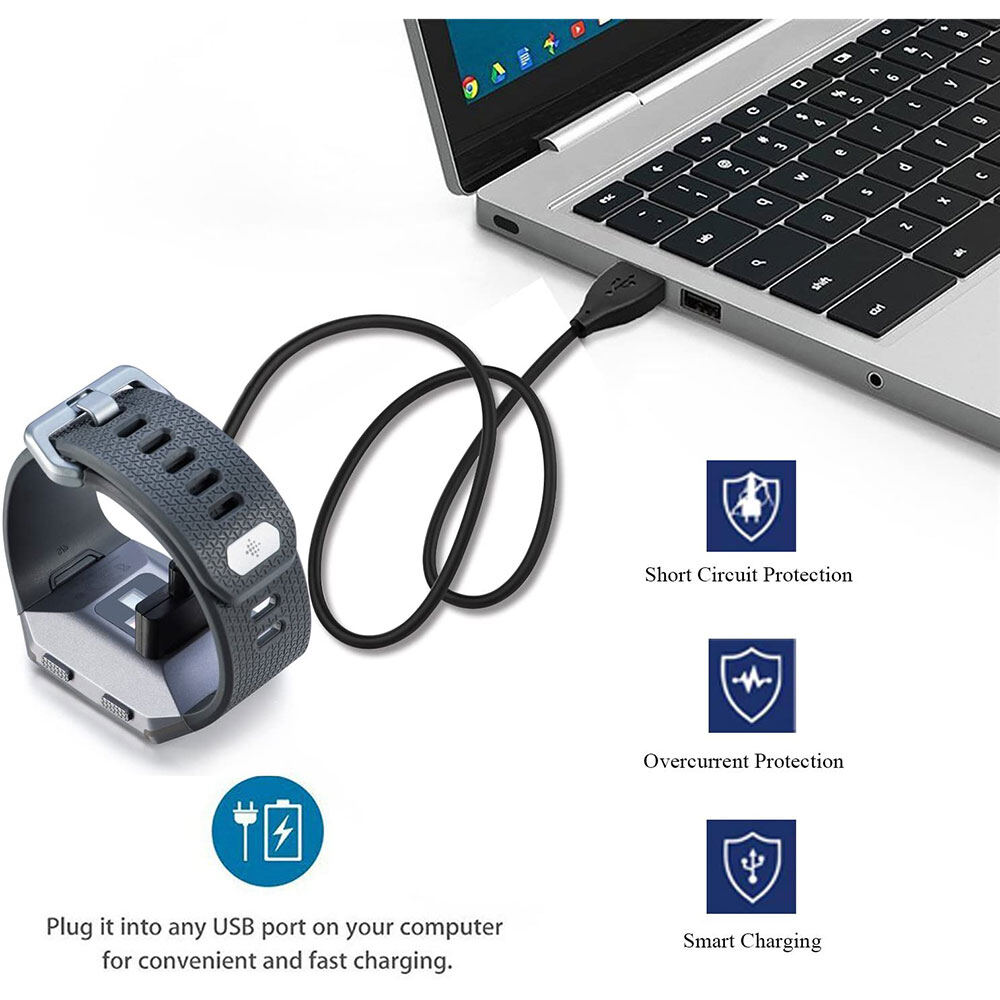 1M Magnetic USB Charging Cable Cord for Fitbit Ionic Smartwatch Charger Replacement USB Cable For Fitbit Ionic Watch Accessories