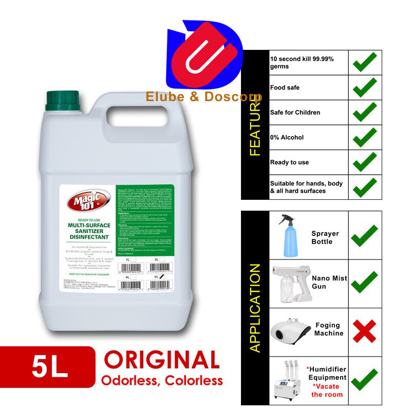 [KKM compliance] AlcoholFree Magic101 Hard Surface Sanitizer