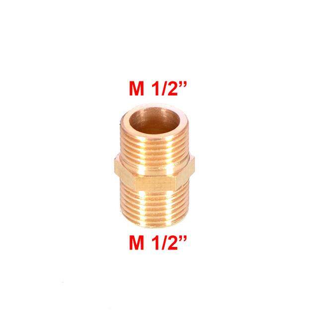 [LWF HOT] ☃ 5/16 PE Pipe connector Male 1/2 to Female 3/8 Copper