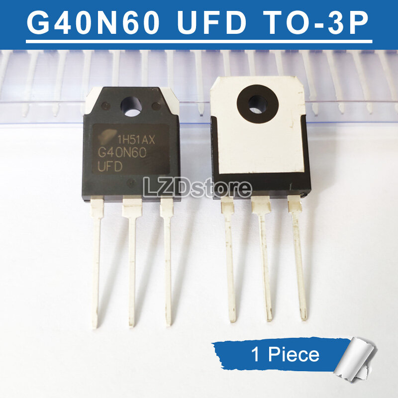 1pc g40n60ufd to-247 40n60 g40n60 ufd 40n60ufd to-3p 40a/600v mosfet transistor new original ic