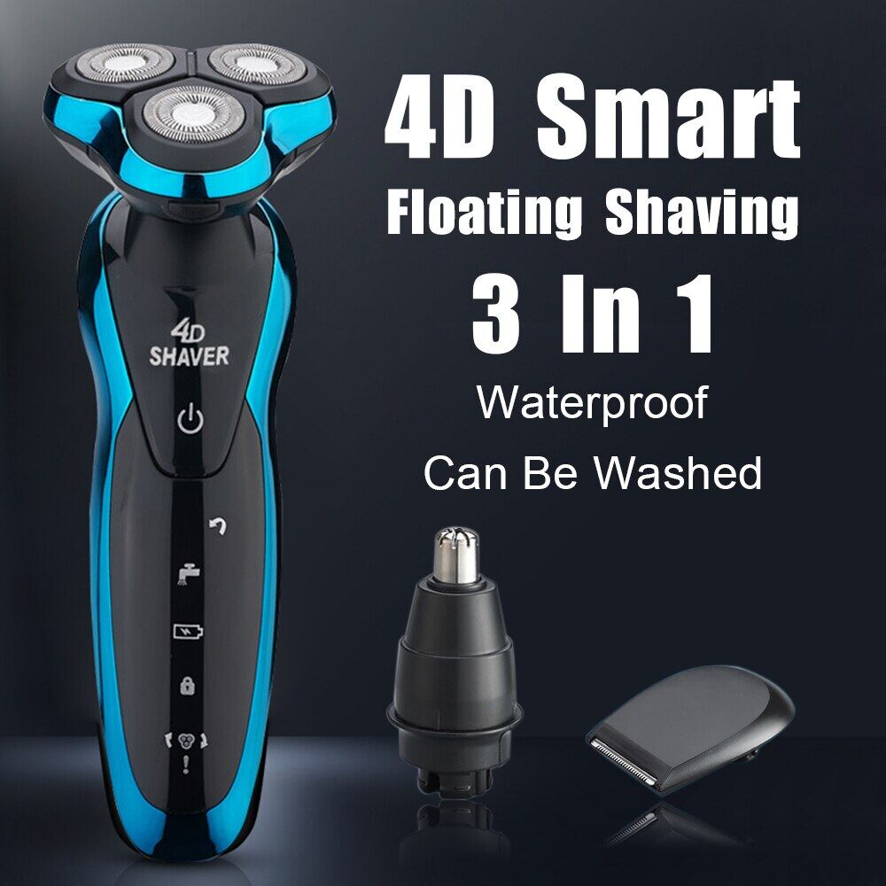 ที่โกนหนวดไฟฟ้า เครื่องโกนหนวดไฟฟ้ารุ่นใหม่ Electric Shaver 【รับประกันสินค้า 30 วัน 】