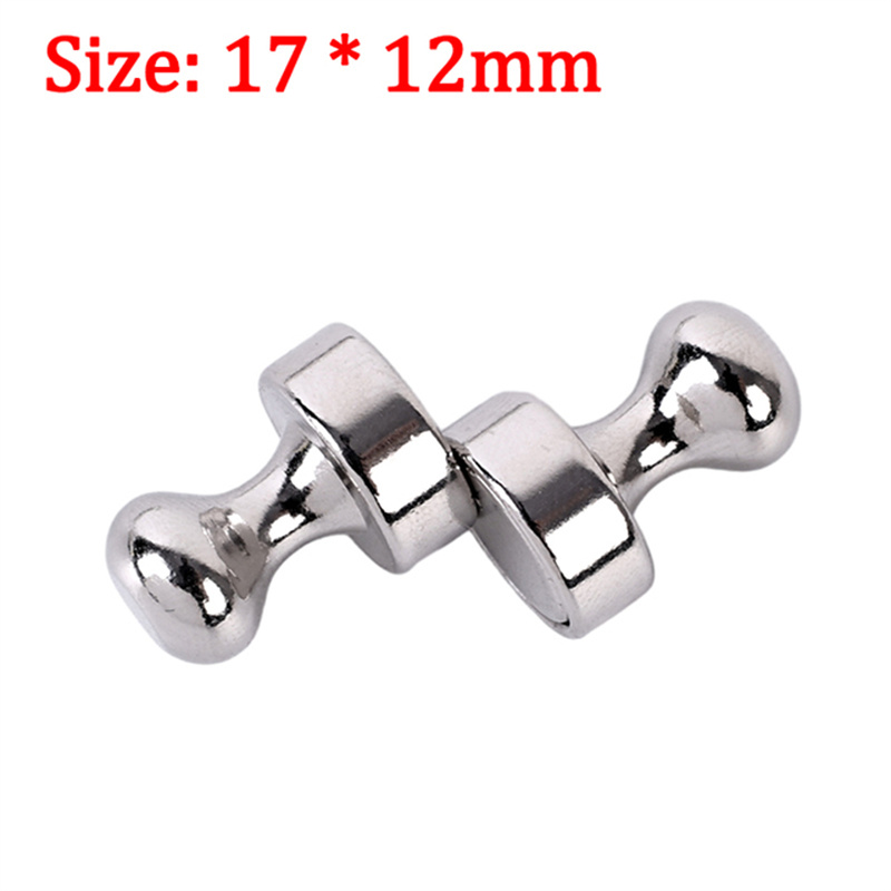 6Pcs Strong Magnetic Push Pins Magnet Metal Retainers Whiteboard Refrigerator Kitchen Durable Magnetic Thumb Tacks Sucker