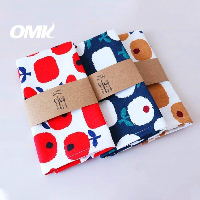 Omk kiểu Bắc Âu miếng vải lót bằng vải bông & đế lót ly đế lót ly Bộ đồ ăn đế lót ly cho ly placemats cho Tấm lót đĩa bàn ăn Bộ bàn ăn