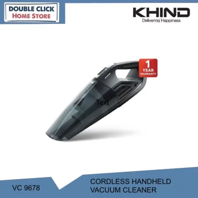 Khind Cordless Handheld Portable Vacuum Cleaner VC9678